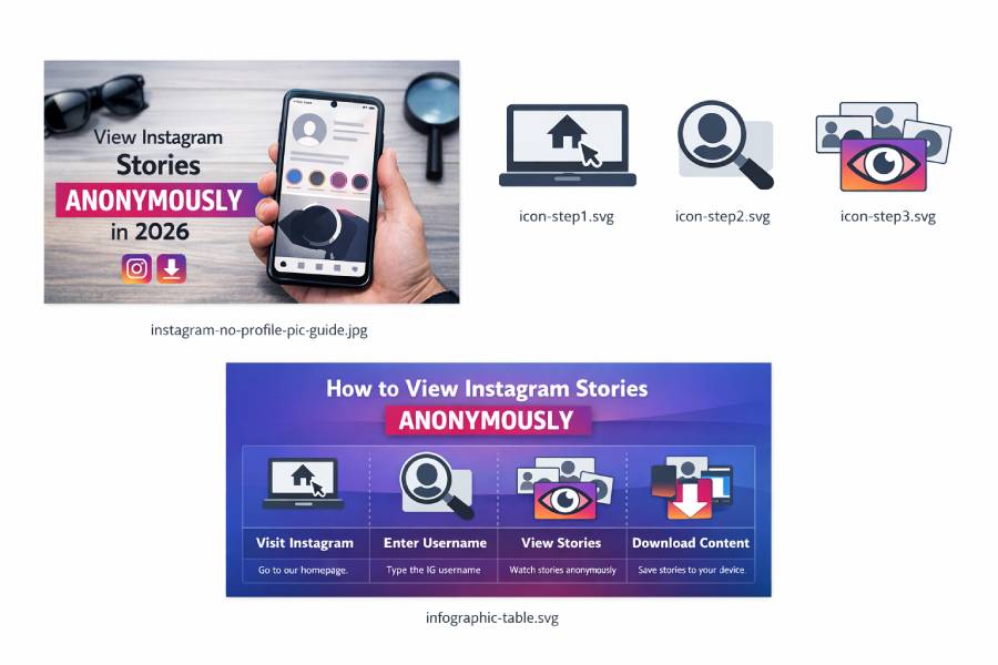 Instagram stories on mobile phone